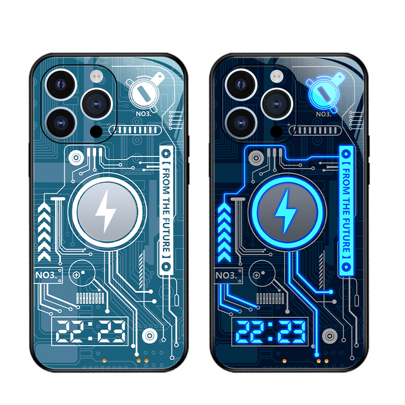 Futuristic Technology Mechanical Circuit Call Flash Phone Case